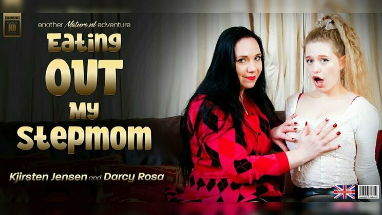 [Mature.nl] - Big Tits Stepmom Kjirsten Jensen and Blonde Teen Darcy Rosa Kiss