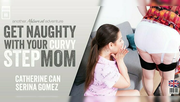 [Mature.nl] - Catherine Can's Big Tits Seduce Young Serina Gomez