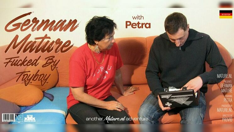 Petra D.'s Cowgirl Ride Ends with Facial Cumshot