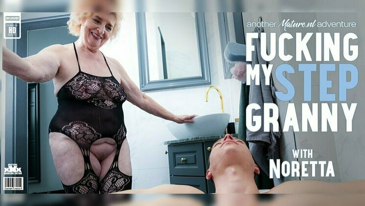 [Mature.nl] - Granny Noretta Loves Her Shaved Pussy Fucked - Nikki Nuttz - Noretta