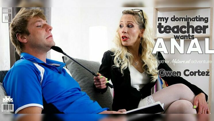 [Mature.nl] - Rick Palmer Anal Fucking with Blonde Teacher Gwen Cortez