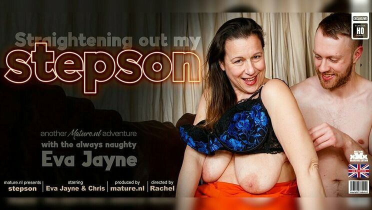 [Mature.nl] - Stepson Gets a Special Treat from Eva Jayne's Big Natural Tits - Chris Cobalt - Eva Jayne (EU)