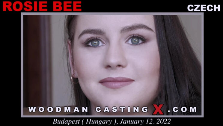 [WoodmanCasting] - Rosie Bee's Brunette Beauty and Shaved Pussy