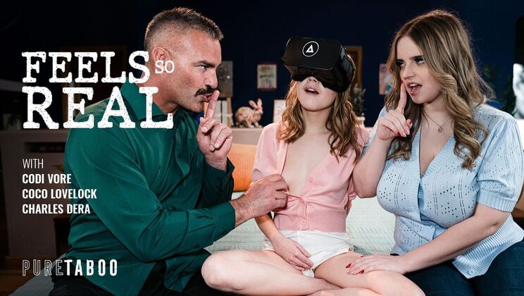 [PureTaboo] - Stepdaughter's Petite Body - Charles Dera - Codi Vore - Coco Lovelock