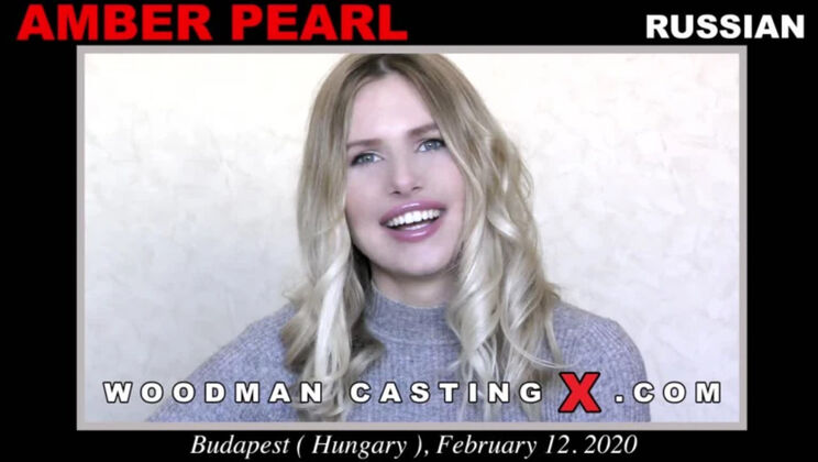 [WoodmanCasting] - Amber Pearl's Pussy Licking Pleasure