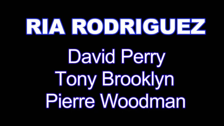 Beautiful Ria Rodriguez in Group Sex DP