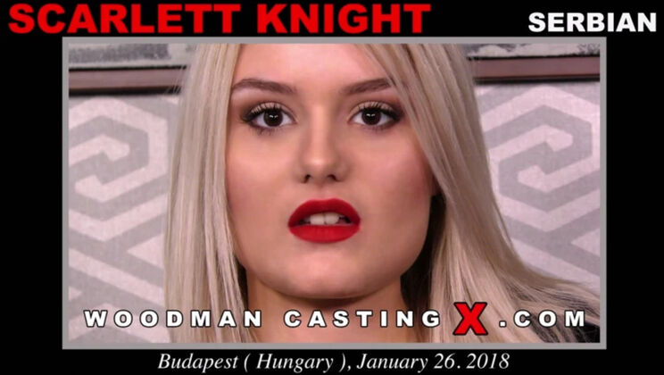 [WoodmanCasting] - Young Scarlett Knight's Striptease Night - Scarlett Knight