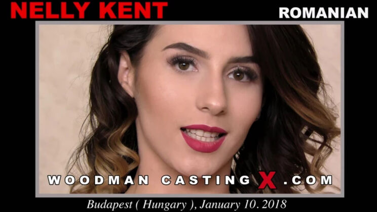 [WoodmanCasting] - Skinny Nelly Kent's Spanking and Striptease - Nelly Kent