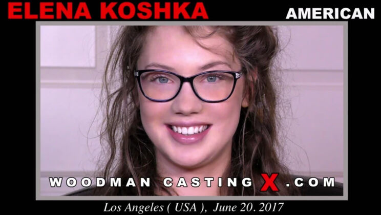 [WoodmanCasting] - Tall Girl Elena Koshka in Glasses Casting - Elena Koshka