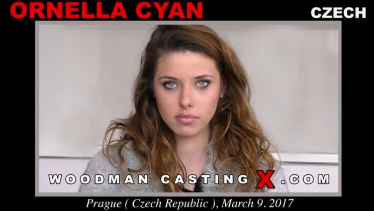 [WoodmanCasting] - Small Tits Babe Ornella Cyan in Casting - Ornella Cyan