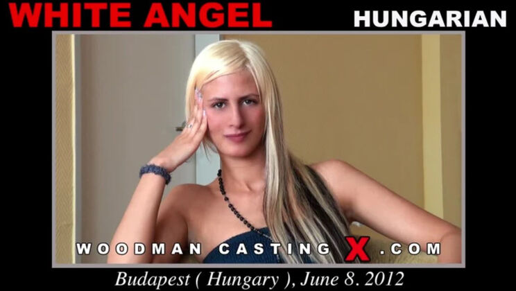 [WoodmanCasting] - Young White Angel DP - White Angel