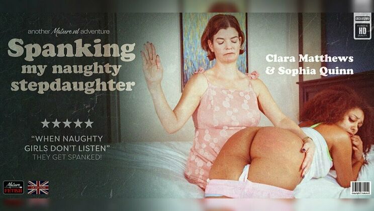 Young Sophia Quinn Spanked by Her Wicked Stepmom
