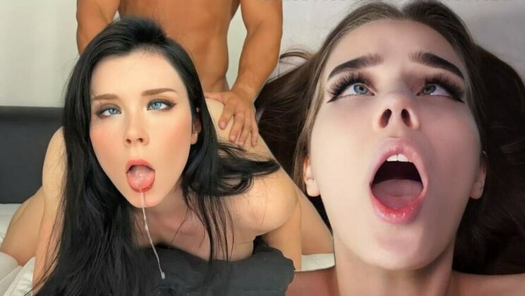 [PornForce] -  Brunette Bombshells and Big Asses in Hardcore Ahegao