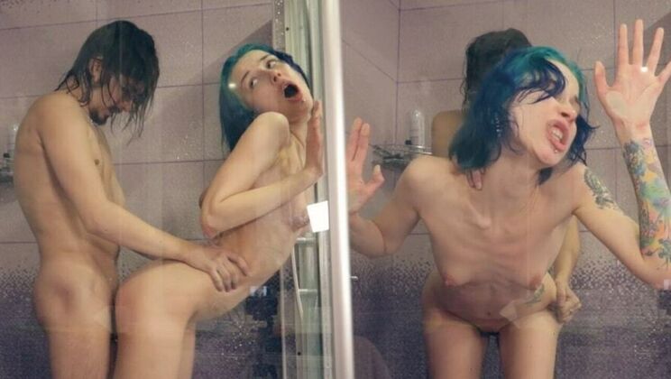 [PornForce] - Teen Laruna Mave's Shower Throatpie Adventure - Laruna Mave