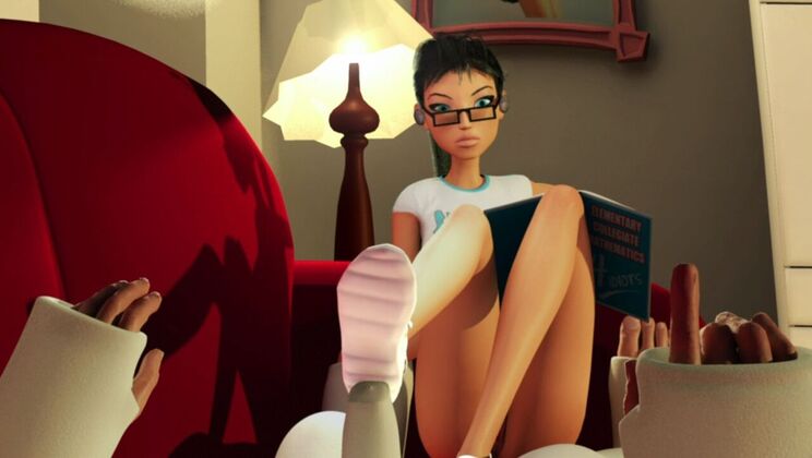 Shaved and Counting with College Girl