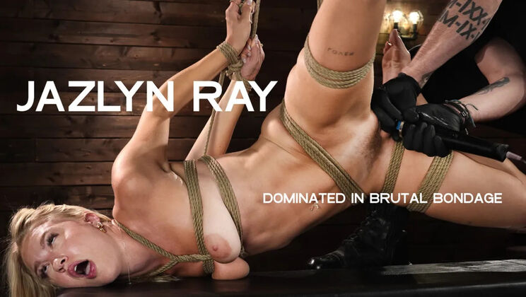 [Hogtied(Kink)] - Jazlyn Ray's Blonde Ambition in BDSM Domination - The Pope - Jazlyn Ray