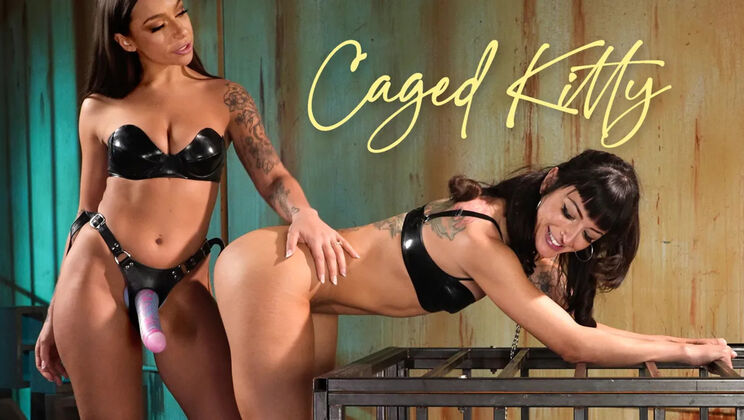 [EverythingButt(Kink)] - Charlie Valentine in a Caged Lesbian Nightmare - April Olsen - Charlie Valentine