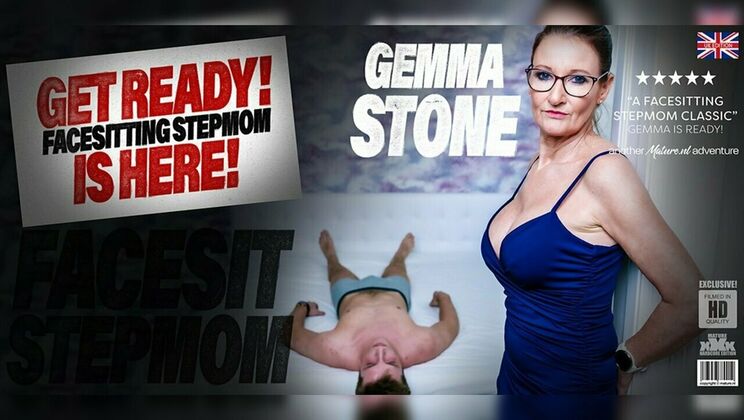 Gemma Stone, a Hot MILF, Facesits her Stepson