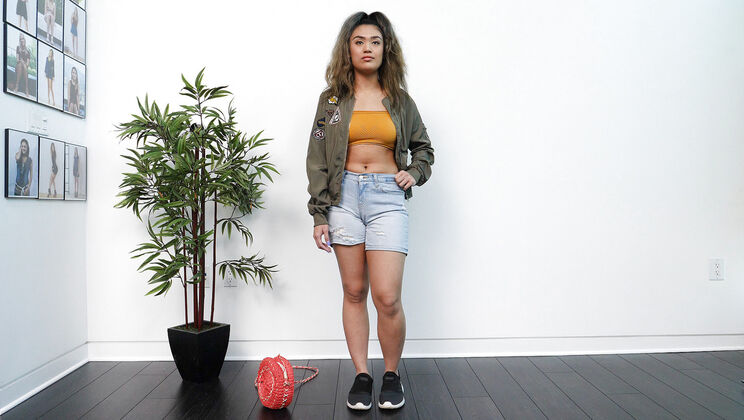 [NetVideoGirls] - Ava's Casting Sex - Doggystyle and Cumshot - Ava