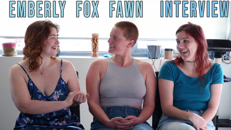 [GirlsOutWest] - Behind the Scenes with Redhead Fox, Fawn, and Emberly - Fox - Fawn - Emberly