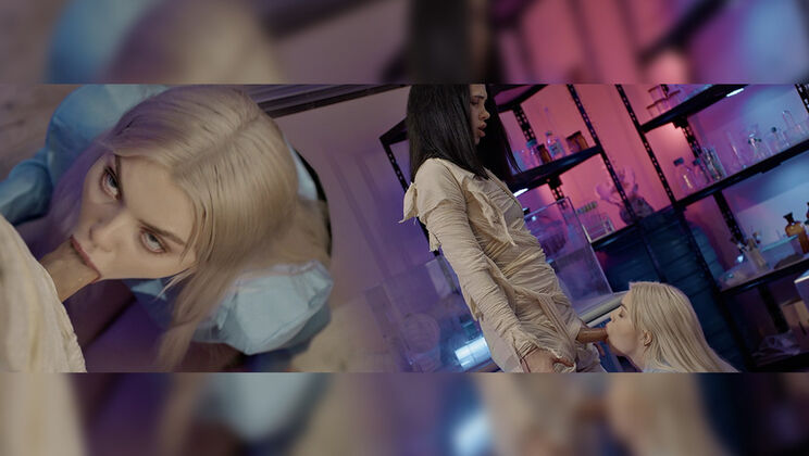 Small Tits Blonde Gets Sealed Up