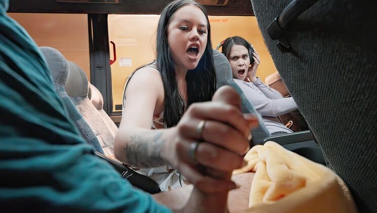 [MOFOS] - Fingered on the Wild Bus Ride - Kai Jaxon - Madalina Moon