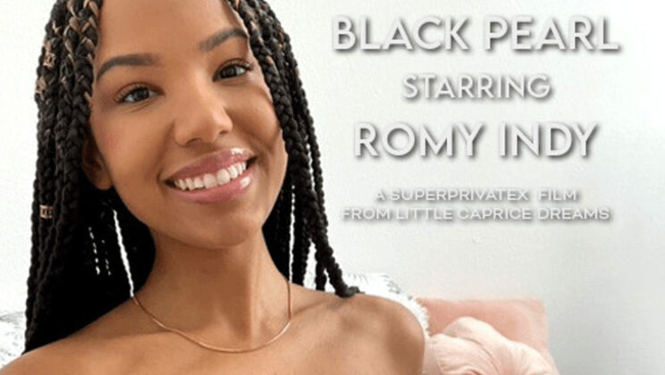 Dutch Ebony Romy Indy Teases with Small Tits - Masturbation