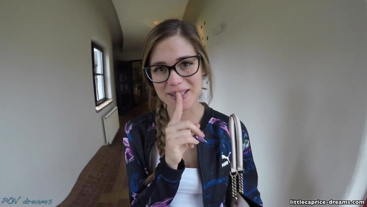 Public Fuck with Brunette Little Caprice