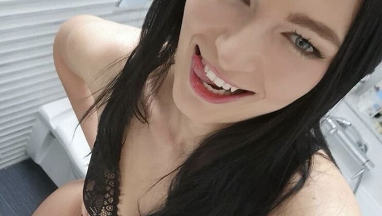 Small Tits Brunette Leanne Lace in POV Sex