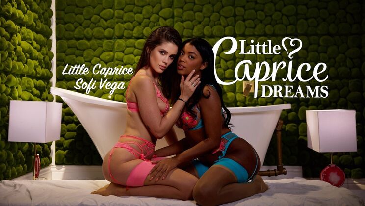 [CapriceDivas] - Latina and Ebony Passion in Pantyhose - Sofi Vega - LittleCaprice