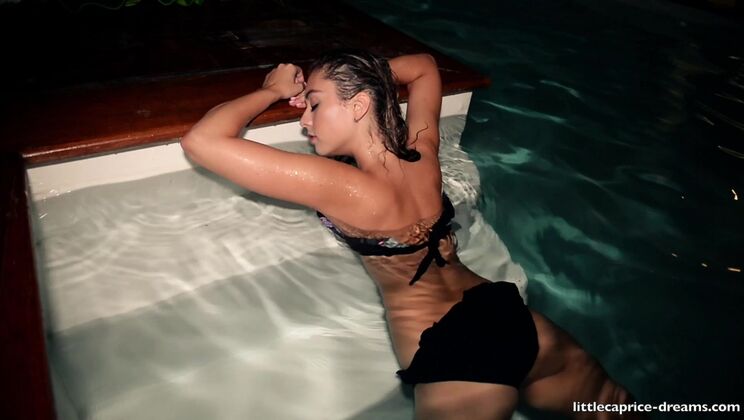 [CapriceDivas] - Skinny Brunette Sabrisse's Erotic Solo - Sabrisse