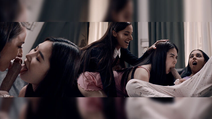 Bukkake Double Penetration