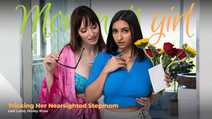 [Girlsway] - Indian Stepmom Seduces Young Stepdaughter - Lexi Luna - Hailey Rose