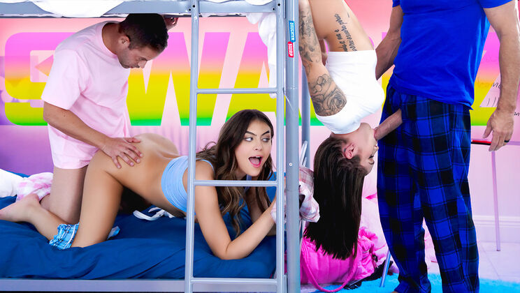 [DaughterSwap] - Young College Girls in Thong Sex Fest