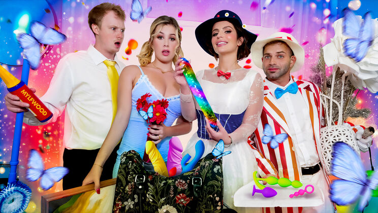 [MYLFwood] - Jimmy's Pussy Popping Blowjob - Jimmy Michaels - Nicky Rebel - Alexa Payne - Ashley Alexander