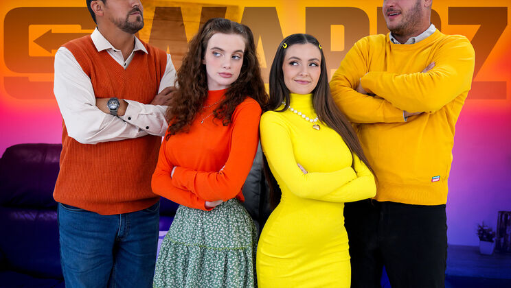 [DaughterSwap] - Hardcore Foursome - Orgasms Guaranteed - Juan Largo - Danny Mountain - Serena Hill - Marina Vaylor