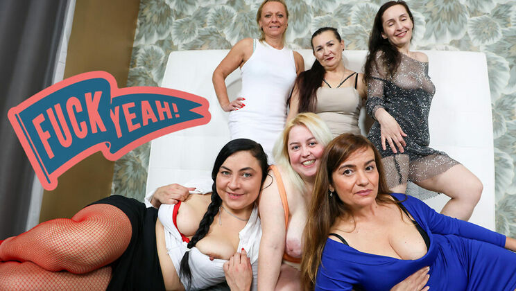 [Grandmams] - Older Women with Big Tits and Stockings Get Wild - Yvette Moore - Christina Santes - Vittoria Bad - Anna Versailles - Danny Fontana - Camila Love - Dianna Miller