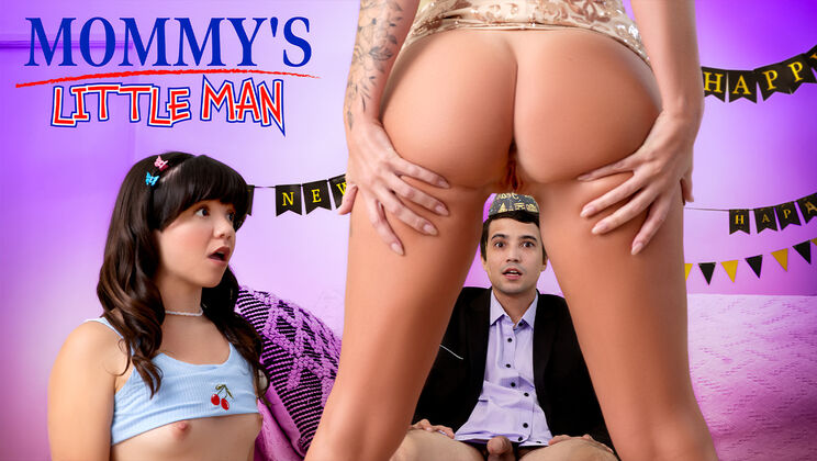 [Mommy’sLittleMan] - New Year's Surprise: Threesome with Ricky Spanish - Ricky Spanish - Mochi Mona - Annie King