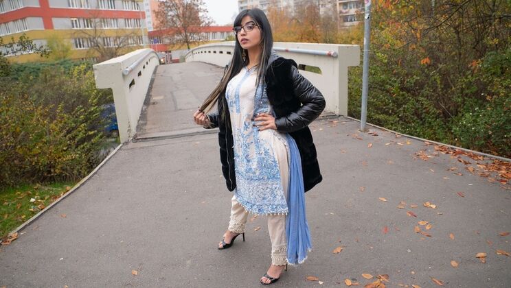 [PublicAgent] -  Brunette Bombshell Aaliyah Yasin in the Bathroom  - denis marti - Aaliyah Yasin