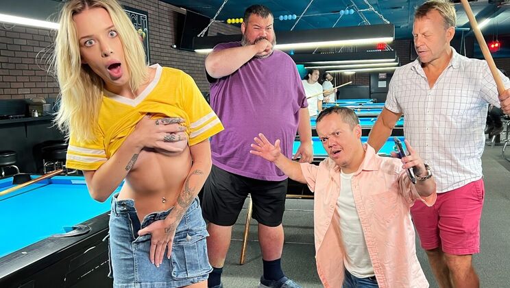 [He'sGotRizz] - Behind the Pool Hall – An Ass Fingering Fantasy - Peter Green - Ashlyn Angel