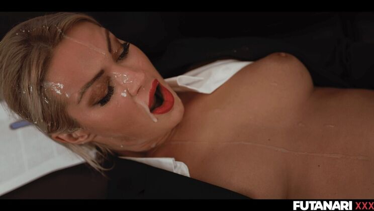 Office Girl Cherry Kiss Makes Herself Cum Hard