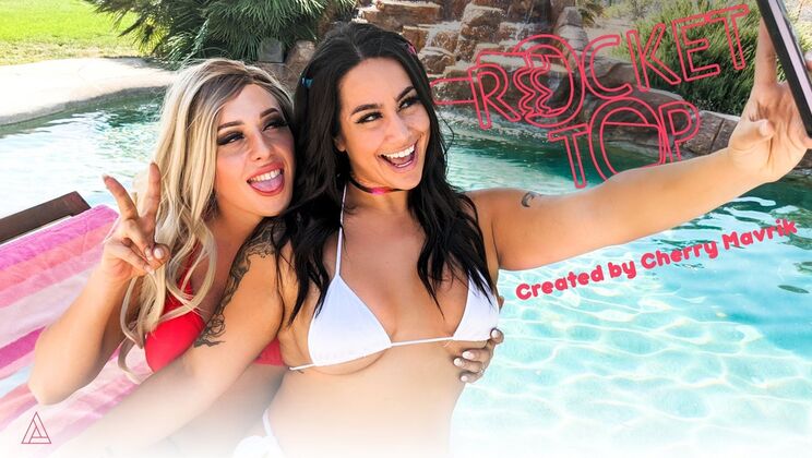 [ModelTime] - Hardcore Outdoor Threesome with Cumshot Finish