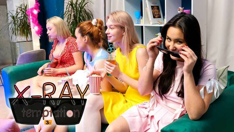 [ClubSweethearts] - X-Ray Temptation 3 - Short Hair Babe Roxy Muray in Lesbian Action - Sara Bork - Elloise Arti - Amelia Ost - Roxy Muray - Angel Jolie