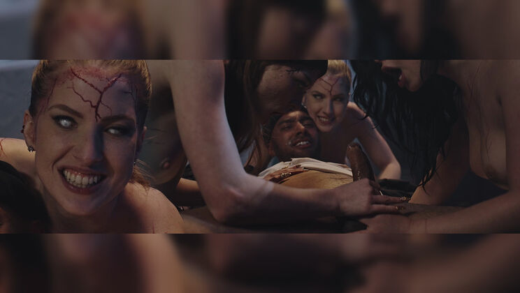 [Parasited] - Big Tits Gangbang - Foursome Creampie Action - Oliver Davis - Scarlett Alexis - Octavia Red - Myra Moans