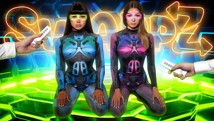 [SisSwap] - Lesbian Stepsiblings Can't Resist - Jayden Marcos - Sage Roux - Beca Barbie - Della Cate