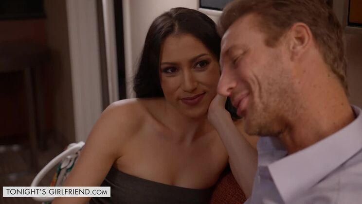 [Tonight’sGirlfriend] - Hot babe in sexy stockings obeys bossy man in hotel room - Ryan Mclane - Judy Jolie