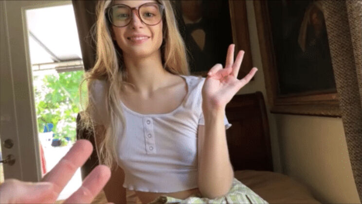 Molly Little - Tiny Blonde Teen in Secret POV Fuck