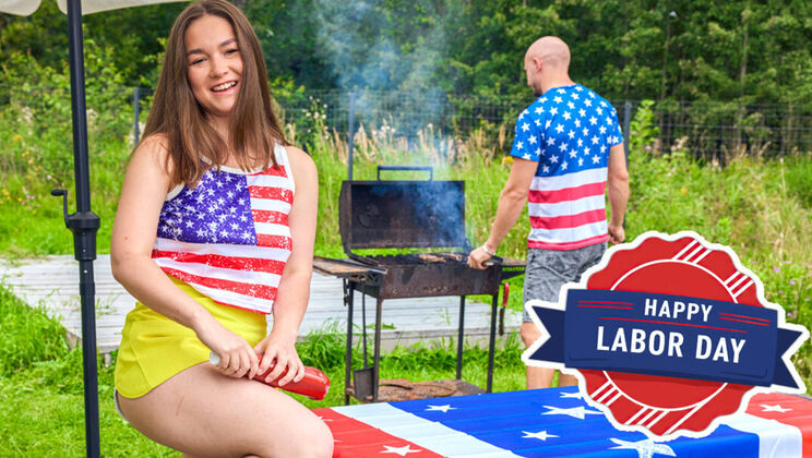 [ClubSweethearts] - Hazel Grace Outdoor Tit Play and Cumshot - Hazel Grace - Aleks Sam