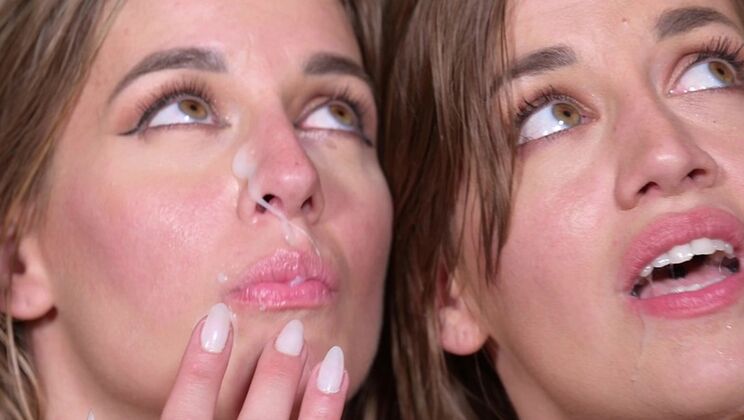 [PornWorld] - Double Blowjob Leads To DP For Twin Babes