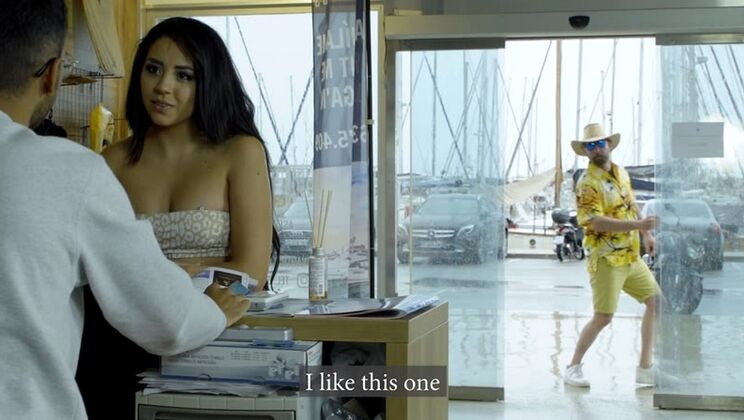 [PornWorld] - Natural Tits Blowjob by Sea - Pablo Ferrari - Kitty Love